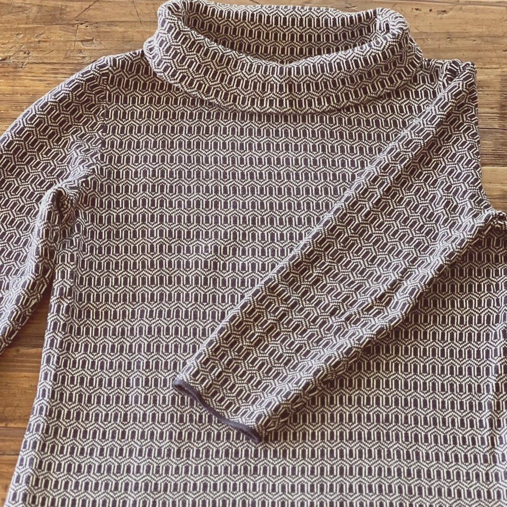 Talbots Pullover Sweater Cowlneck, Navy